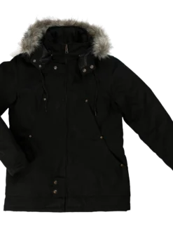Work Wear Tough Duck WJ10 Women's Hydro Parka | Black | XS-2XL