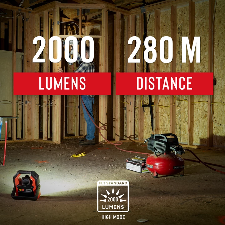 Coast Products Lighting Coast® WLR2 Rechargeable Focusing Work Light - 2000 Lumens - 280M Beam 4 Coast Products Lighting Coast® WLR2 Rechargeable Focusing Work Light - 2000 Lumens - 280M Beam