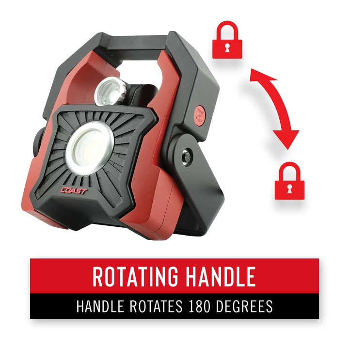 Coast Products Lighting Coast® WLR2 Rechargeable Focusing Work Light - 2000 Lumens - 280M Beam 9 Coast Products Lighting Coast® WLR2 Rechargeable Focusing Work Light - 2000 Lumens - 280M Beam