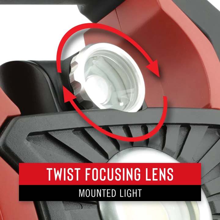 Coast Products Lighting Coast® WLR2 Rechargeable Focusing Work Light - 2000 Lumens - 280M Beam 8 Coast Products Lighting Coast® WLR2 Rechargeable Focusing Work Light - 2000 Lumens - 280M Beam