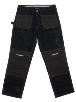 Tough Duck WP07 Flex Ripstop Contractor Pant | Black | Sizes 30 - 44