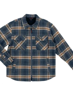 Tough Duck WS15 Zip Front Sherpa Bonded Flannel Jac-Shirt | S-3XL