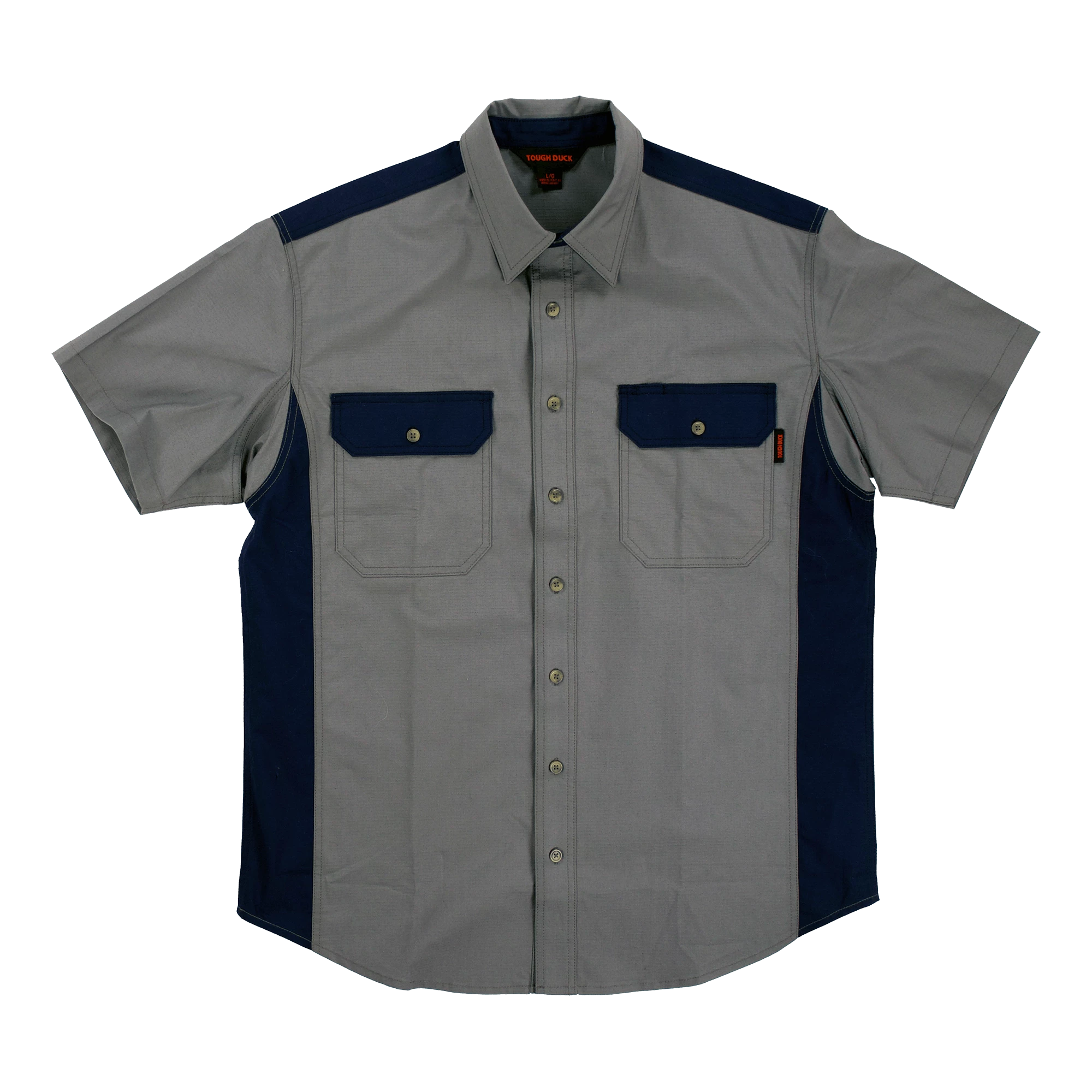 Tough Duck WS18 Short Sleeve Stretch Ripstop Color Block Shirt 3 Tough Duck WS18 Short Sleeve Stretch Ripstop Color Block Shirt