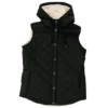 Tough Duck WV02 Women's Quilted Sherpa Lined Vest | Black | S - 2XL Work Wear