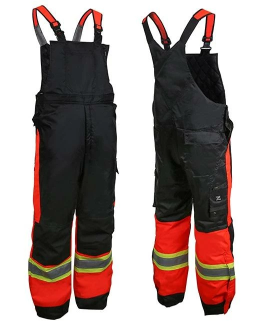 Hi-Vis Work Wear Wenaas Hi-Vis Quilted Bib Overall | S-4XL 4 Hi-Vis Work Wear Wenaas Hi-Vis Quilted Bib Overall | S-4XL