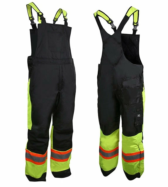 Hi-Vis Work Wear Wenaas Hi-Vis Quilted Bib Overall | S-4XL 3 Hi-Vis Work Wear Wenaas Hi-Vis Quilted Bib Overall | S-4XL