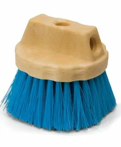 Cleanflow Round Flow-Thru 4-1/2" Wash Brushes - Stiff Or Soft Bristle Versions Cleaning Tools
