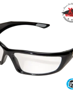 Edge Eyewear Edge Robson XL Wide Fit Vapor Shield Polarized Safety Glasses - Clear Lens (Pack Of 6) Personal Protective Equipment