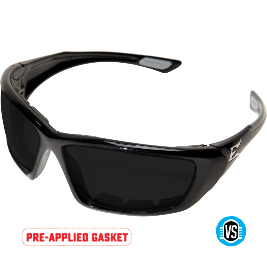 Edge Eyewear Edge Robson Gasketed Vapor Shield Polarized Safety Glasses - Smoke Lens (Pack Of 6) 3 Edge Eyewear Edge Robson Gasketed Vapor Shield Polarized Safety Glasses - Smoke Lens (Pack Of 6)