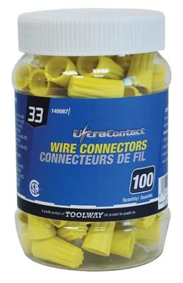 LightWay Electrical Twist-On Wire Connectors - Bulk Packaged - Various Sizes Electrical Supplies 3 LightWay Electrical Twist-On Wire Connectors - Bulk Packaged - Various Sizes Electrical Supplies