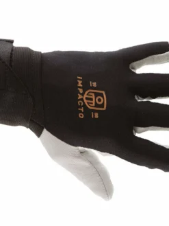 Impacto Anti-Vibration Pearl Leather Series Full Finger Glove With Carpal Tunnel Wrist Support And Air Glove® Technology