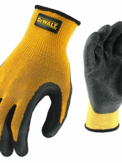 DeWalt Workwear DeWalt DPG70 Textured Rubber Coated Gripper Glove - Pack Of 12 Pairs Work Gloves