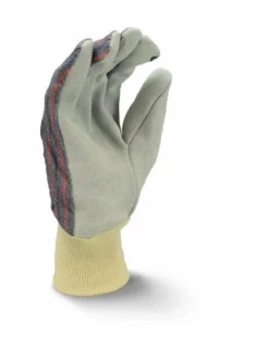 Work Gloves Radians Split Cowhide Leather Work Glove W/ Knit Wrist - Pack Of 12 Pairs