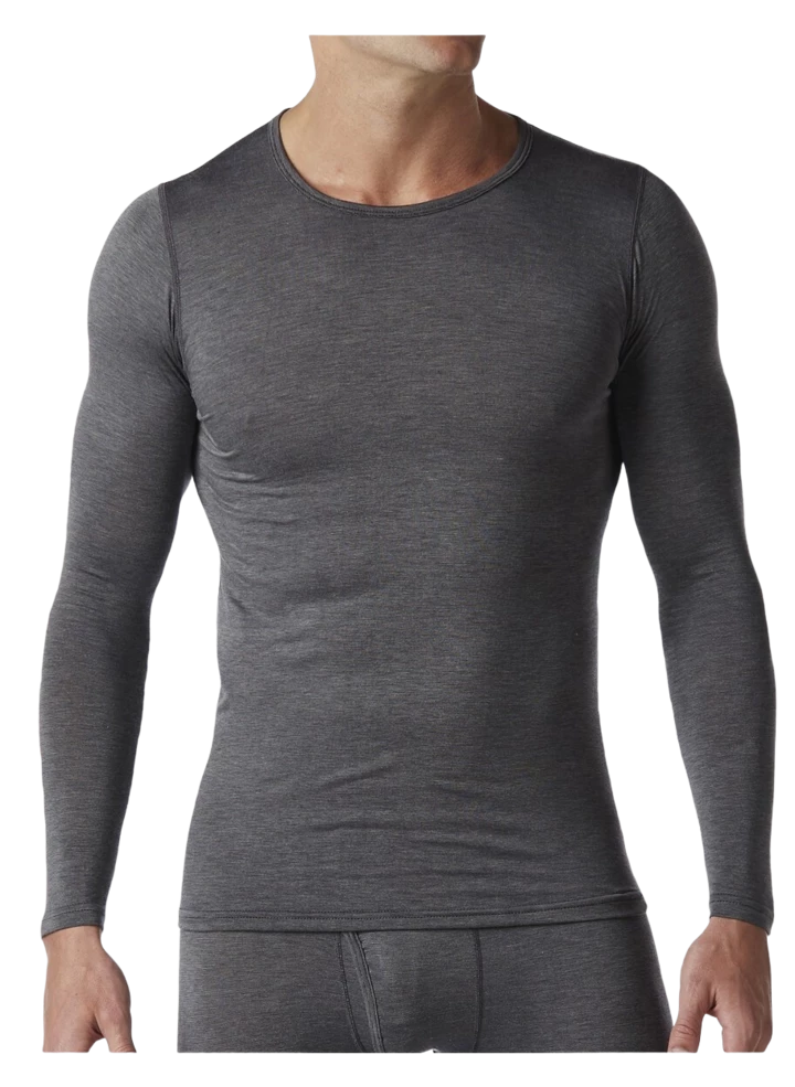 Stanfields Stanfield's FX39 HeatFX Microfibre Long Sleeve Shirt | Charcoal | Sizes S - XL Work Wear 3 Stanfields Stanfield's FX39 HeatFX Microfibre Long Sleeve Shirt | Charcoal | Sizes S - XL Work Wear