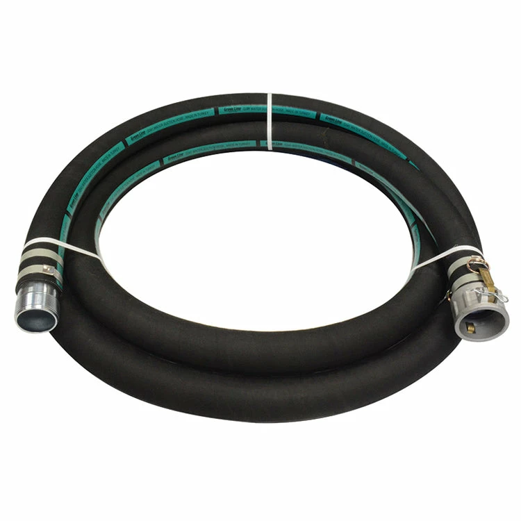 Greenline Black Rubber Pump Suction Hose Assemblies 3 Greenline Black Rubber Pump Suction Hose Assemblies