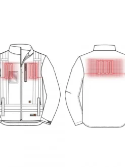 Terra Heated Hi-Vis Softshell Jacket | S-3XL