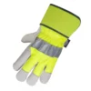 Horizon Hi-Vis Cowhide Thinsulate Lined Winter Gloves | Yellow | Pack Of 6 Pairs Work Gloves 2 Horizon Hi-Vis Cowhide Thinsulate Lined Winter Gloves | Yellow | Pack Of 6 Pairs Work Gloves
