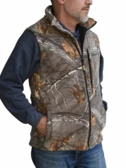 DeWalt Workwear Work Wear DEWALT® Realtree Xtra® Men's Camouflage Fleece Heated Vest Kitted With Battery | Sizes S - 3XL