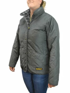 DeWalt Workwear DEWALT® DCHJ084 Women's Flannel Lined Quilted Jacket Kitted With Battery | Sizes S - 3XL