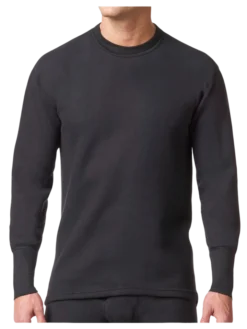 Stanfields Stanfield's 7567 Microfleece Long Sleeve Shirt | Black | Sizes S - 2XL | Pack Of 2 Pairs
