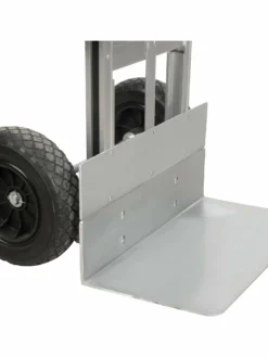 Kleton Material Handling Facility Equipment Convertible Aluminum Hand Truck - Flat Free Wheels - 800 Lbs Capacity