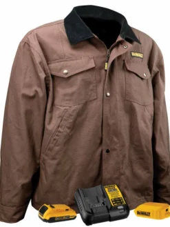 DeWalt Workwear DEWALT® Men's Heated Barn Coat Kitted With Battery | Sizes S - 3XL