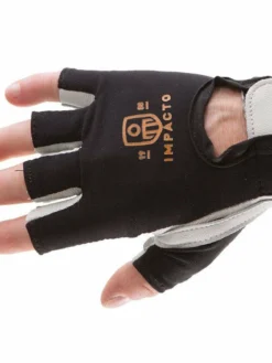 Work Gloves Impacto 401-30 Anti-Impact Pearl Leather Series Half Finger Glove With VEP Impact Protection