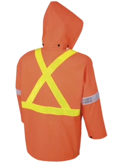 Flame Resistant Work Wear Ranpro Element Flame Resistant 3 Piece Safety Rainsuit | Hi Vis Orange | S To 4XL