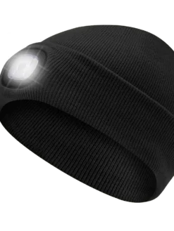 Work Hats Pioneer Knit Toque With LED Headlight 32 Work Hats Pioneer Knit Toque With LED Headlight