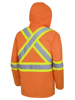 Pioneer Hi-Vis Waterproof Quilted Safety Parka | S-5XL