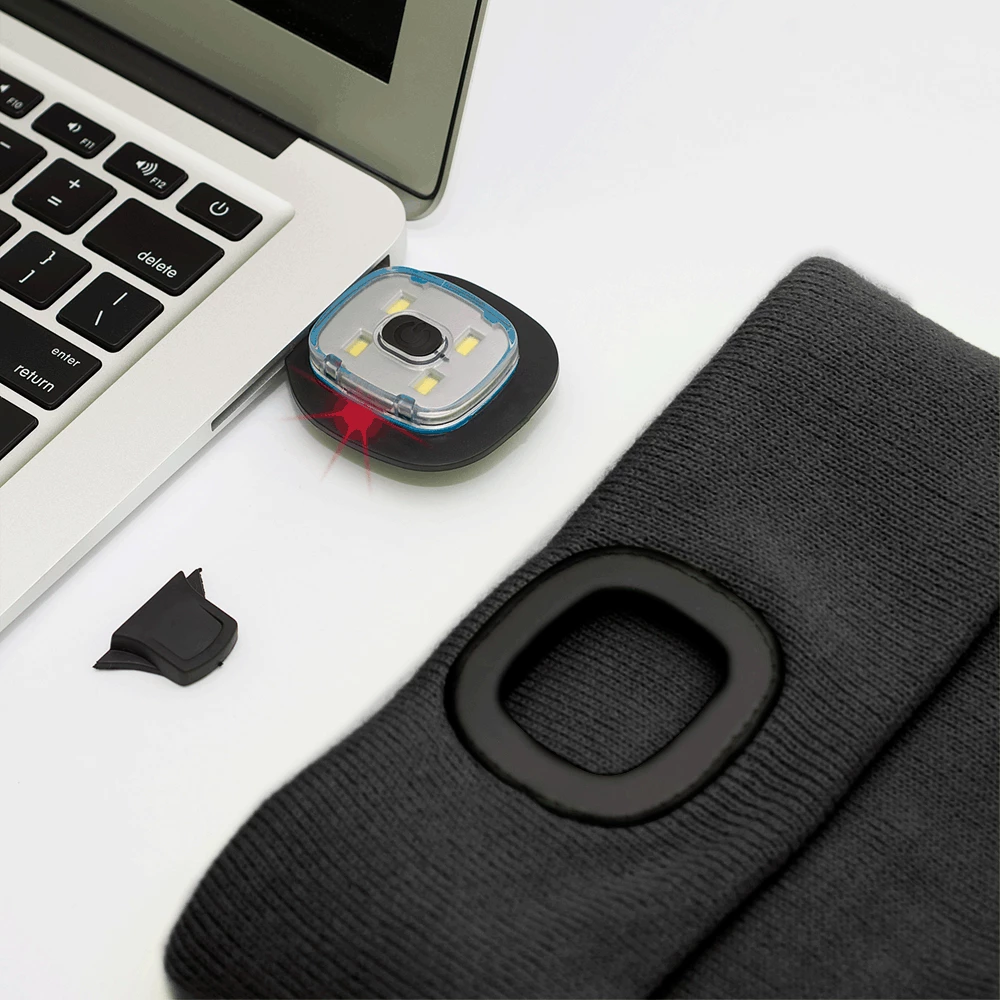 Work Hats Pioneer Knit Toque With LED Headlight 16 Work Hats Pioneer Knit Toque With LED Headlight