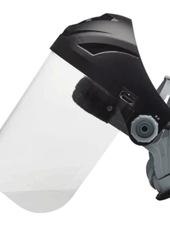 Jackson Safety Personal Protective Equipment Jackson F4XP Premium 370 Speed Dial™ Ratcheting Adjustment Faceshield Kit - Clear Visor