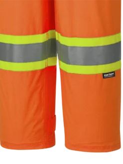 Hi-Vis Work Wear Pioneer 150D Waterproof Hi Vis Safety Bib Pants | XS-5XL