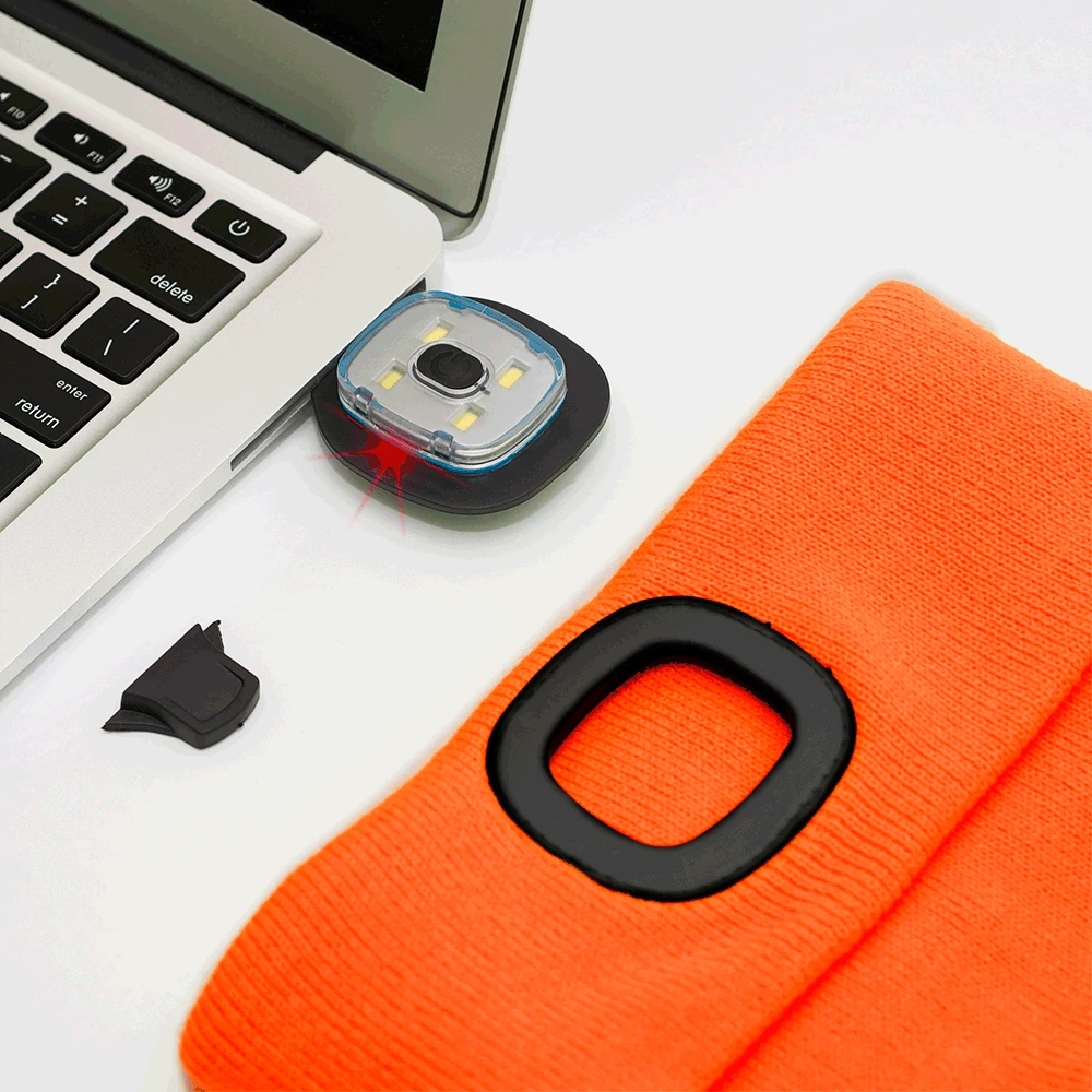 Work Hats Pioneer Knit Toque With LED Headlight 6 Work Hats Pioneer Knit Toque With LED Headlight