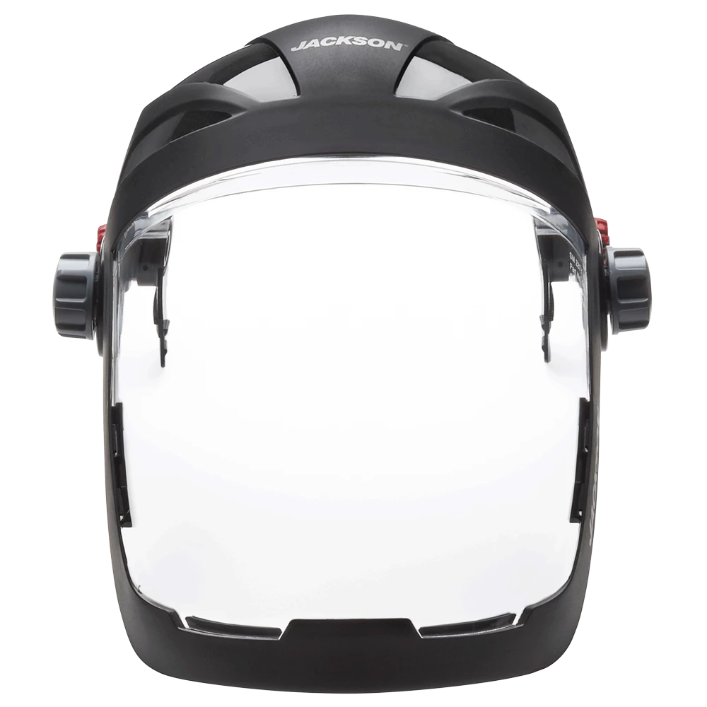 Jackson Safety Personal Protective Equipment Jackson Quad 500® Series Hard Hat Mountable Complete Faceshield With 370 Speed Dial™ Ratchet Adjustment - Clear 6 Jackson Safety Personal Protective Equipment Jackson Quad 500® Series Hard Hat Mountable Complete Faceshield With 370 Speed Dial™ Ratchet Adjustment - Clear