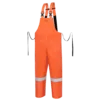 Flame Resistant Work Wear Ranpro Utili-Gard® FR/ARC Rated Bib Pants - PVC Coated Nomex®/Kevlar® | Orange | Sizes XS - 4XL
