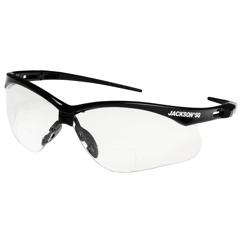 Jackson Safety Jackson SG Series Premium Safety Glasses - 2.0 Magnification - Clear Lens (Pack Of 12) 3 Jackson Safety Jackson SG Series Premium Safety Glasses - 2.0 Magnification - Clear Lens (Pack Of 12)