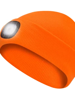 Work Hats Pioneer Knit Toque With LED Headlight