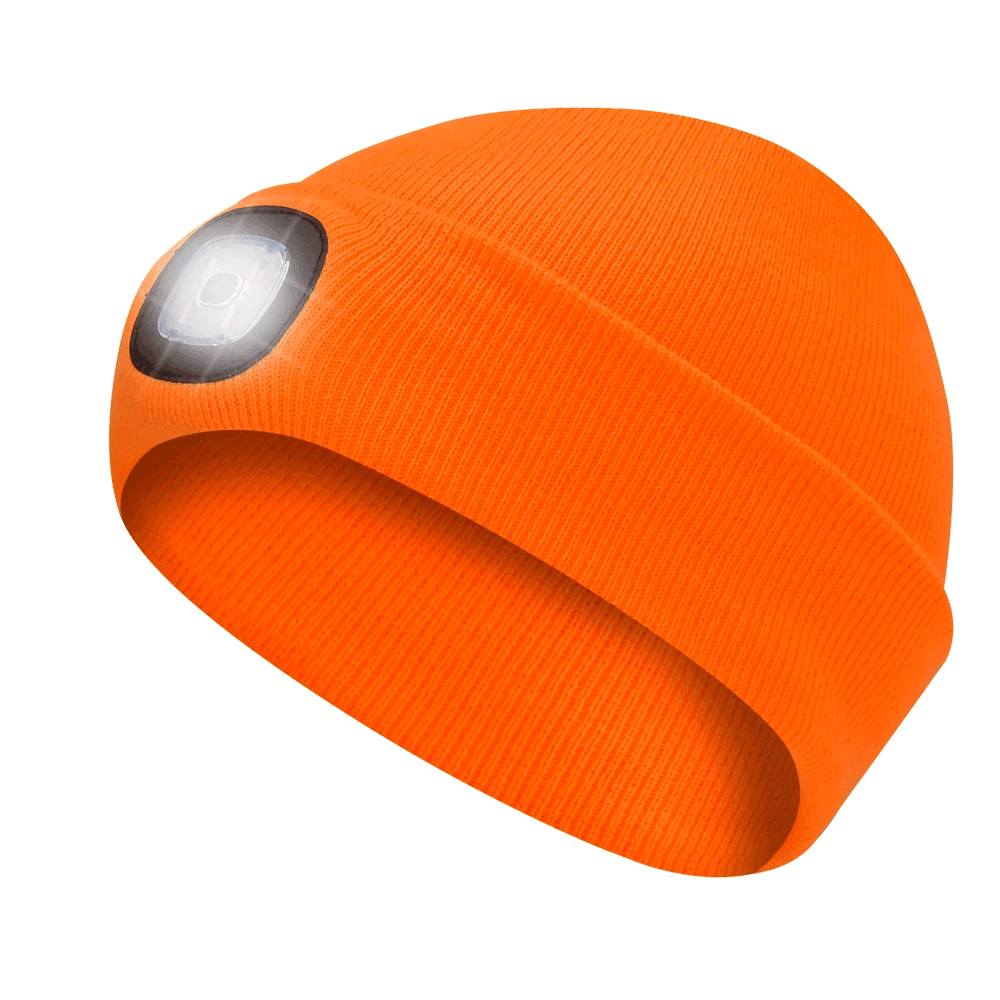 Work Hats Pioneer Knit Toque With LED Headlight 3 Work Hats Pioneer Knit Toque With LED Headlight