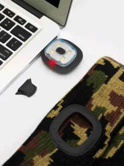 Work Hats Pioneer Knit Toque With LED Headlight 40 Work Hats Pioneer Knit Toque With LED Headlight