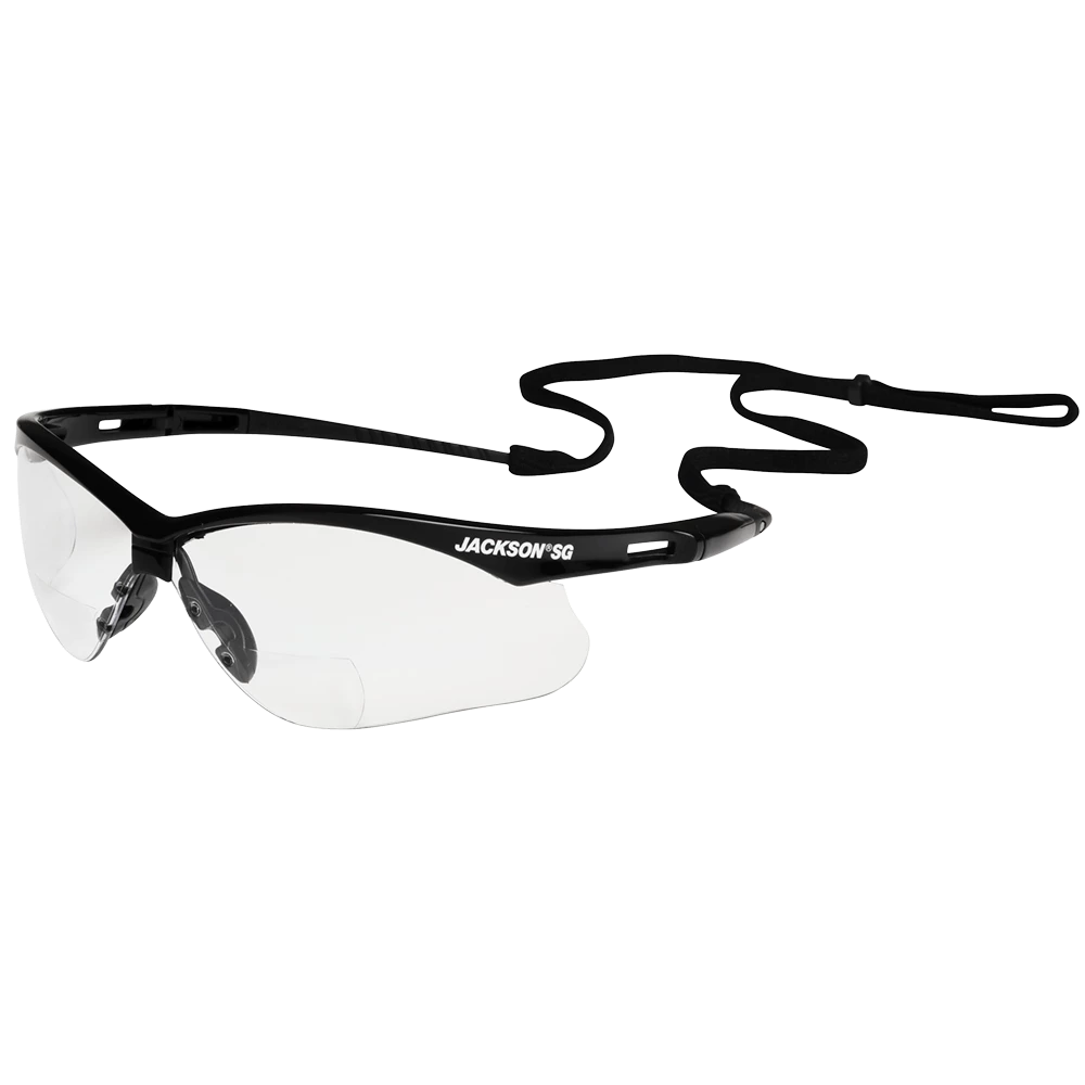 Jackson Safety Jackson SG Series Premium Safety Glasses - 2.0 Magnification - Clear Lens (Pack Of 12) 4 Jackson Safety Jackson SG Series Premium Safety Glasses - 2.0 Magnification - Clear Lens (Pack Of 12)