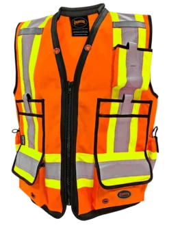 Pioneer Hi Viz 1200D High Denier Surveyor's Vest | Sizes Small - 5XL Hi-Vis Work Wear 14 Pioneer Hi Viz 1200D High Denier Surveyor's Vest | Sizes Small - 5XL Hi-Vis Work Wear