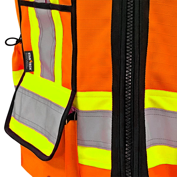 Pioneer Hi Viz 1200D High Denier Surveyor's Vest | Sizes Small - 5XL Hi-Vis Work Wear 9 Pioneer Hi Viz 1200D High Denier Surveyor's Vest | Sizes Small - 5XL Hi-Vis Work Wear