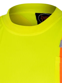 Pioneer Women's Hi Viz Birdseye Safety T-Shirt | Sizes XS - 4XL Hi-Vis Work Wear