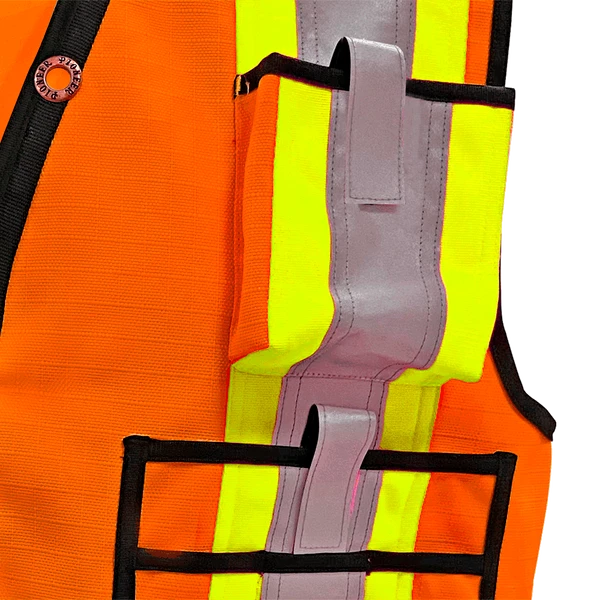 Pioneer Hi Viz 1200D High Denier Surveyor's Vest | Sizes Small - 5XL Hi-Vis Work Wear 10 Pioneer Hi Viz 1200D High Denier Surveyor's Vest | Sizes Small - 5XL Hi-Vis Work Wear