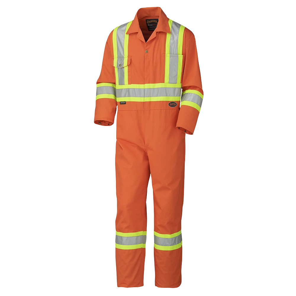 Pioneer Hi Vis Safety Coveralls - Poly/Cotton | Sizes 36 - 66 6 Pioneer Hi Vis Safety Coveralls - Poly/Cotton | Sizes 36 - 66