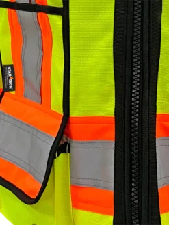 Pioneer Hi Viz 1200D High Denier Surveyor's Vest | Sizes Small - 5XL Hi-Vis Work Wear 12 Pioneer Hi Viz 1200D High Denier Surveyor's Vest | Sizes Small - 5XL Hi-Vis Work Wear