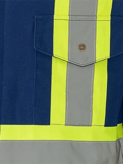 Pioneer Insulated Hi Vis Cotton Duck Coveralls | XS-4XL