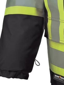 Pioneer Reflective Striped 6 In 1 Winter Work Bomber | XS-5XL Hi-Vis Work Wear