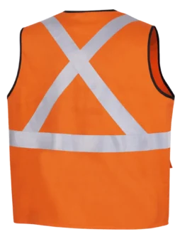 Pioneer Hi Viz 100% Cotton Safety Vest | Sizes Small - 5XL